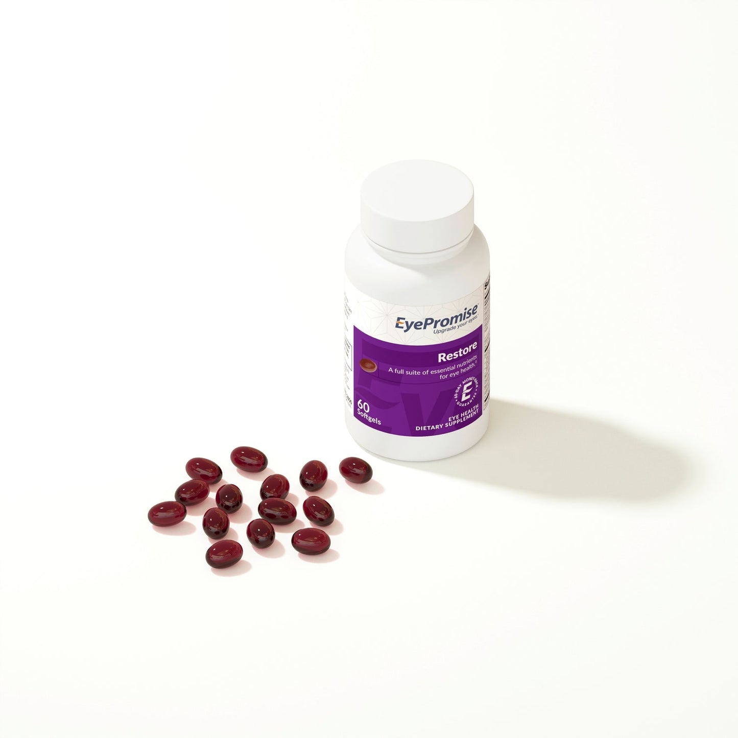 EyePromise Restore Eye Health Supplements - 60 Softgels, 30-Day Supply - Omega 3 Supplement for Aging Eyes with Lutein and Zeaxanthin, Fish Oil, EPA, DHA & Eye Vitamins and Nutrients